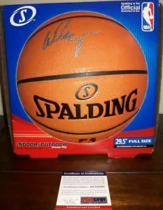 Walt "Clyde" Frazier New York Knicks Signed NBA Official Replica Basketball PSA - Picture 1 of 3