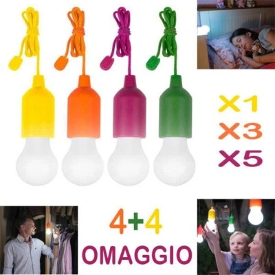 LAMPADINA LED PORTATILE HANDY LUX COLORS VISTA IN TV LAMPADA PESCA COLORATA TEND - Immagine 1 di 4