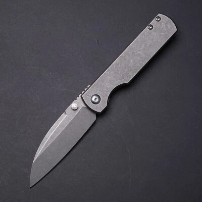 Monterey Bay Knives River Otter - Stonewashed Titanium / MagnaCut - Image 1 of 4