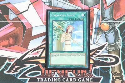 YuGiOh Spell Card Forbidden Lance LEHD-ENB17 1st Edition Common - Image 1 of 2