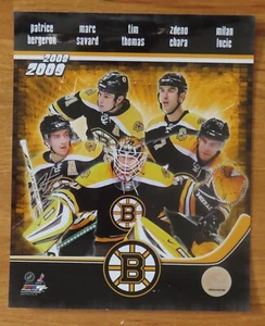 PATRICE BERGERON signed 2008-09 BOSTON BRUINS 8x10 Collage Photo - Picture 1 of 3