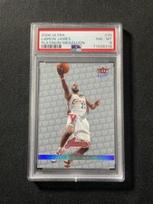 2006-07 Ultra Platinum Medallion LEBRON JAMES PSA 8 Nr MINT /100 RARE Lakers