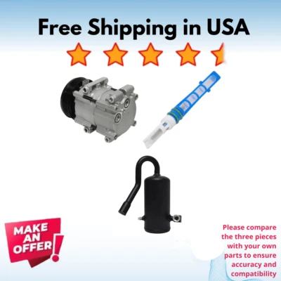 Kit Compresor A/C Fit Ford F-150 1992-1993, F-150 1992-1993, F-350 1992-1993 Foto 1 de 4