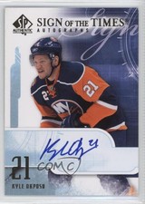 2008-09 SP Authentic Sign of the Times Kyle Okposo #ST-KO Rookie Auto RC