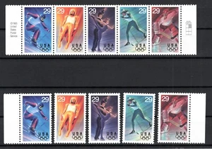 Francobolli USA - 1994 striscia di 5 e singoli Scott #s 2805 - 2811 & 2811a MNH (G376) - Foto 1 di 1