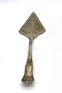 Vintage lange Torten Kuchen Servier Utensil geschnitzt floral verziert lange zeremoniell - Bild 1 von 4