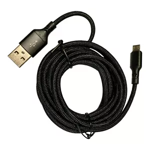 LOT OF 2 - 6.6FT USB-A to Micro USB Data Sync Fast Charging Nylon Cable - Picture 1 of 1