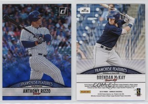 2019 Panini Donruss Franchise Features Blue /249 Brendan McKay Anthony Rizzo