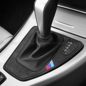 For BMW 3 Ser E90 E92 E93 2005-12 Alcantara Gear Shift Panel Cover Trim Interior - Afbeelding 1 van 6