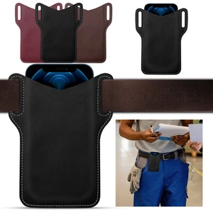 Universal Cell Phone Waist Holster Loop Belt Holder Pack Bag Pouch Case​ Cover - Picture 1 of 34