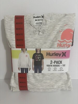 Hurley Girls 2-Pack Youth Hoodie+Tee Size M (10/12) New With Tags - Image 1 of 4