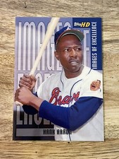 Hank Aaron 2000 TOPPS HD IMAGES OF EXCELLENCE No. IE4