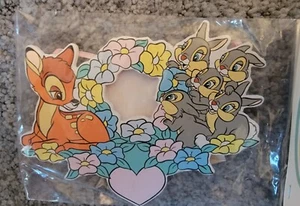 Disney Babies Bambi Thumper Wooden Photo Frame/Ornament Fun Baby Gift NEW IN PKG - Picture 1 of 4