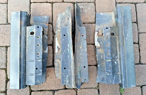 BMW E10 1600 2002 Tii OEM Left &Right OEM Seat Mounting Track Frame Panel Mounts - Picture 1 of 13