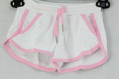 Pantalones Cortos FLOWERS BY ZOE Niñas Pequeñas Talla 3T Borde en Contraste Color Blanco/Rosa Nuevos con Etiquetas Foto 1 de 4