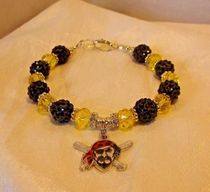Pittsburgh Pirates~Logo Charm~Bracelet~Jewelry~Chris Archer~Starling Marte - Picture 1 of 3
