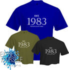 EST. Założona w 1983 roku - T-shirt, 40 URODZINY (2023), zabawa, prezent, prezent, NOWY