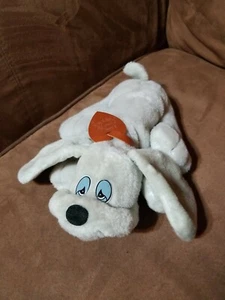 1985 Little Lonely Puppies 10 Zoll Pfund Welpe Hund grau Stofftier Plüsch EUC - Bild 1 von 12