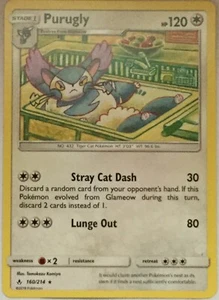 Purugly Rare - 160/214, Pokemon Unbroken Bonds - Imagen 1 de 1