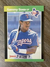 1989 Donruss Baseball's Best Sammy Sosa Texas Rangers #324