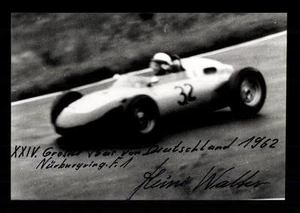 Heini Walter Foto Original Signiert Formel 1 1962 +G 16361 - Bild 1 von 2