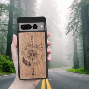 Just Go - Wooden Google Pixel 8 Pro Case, Pixel 7A, Pixel 7, Pixel 6A, Pixel 6 - Photo 1 sur 20