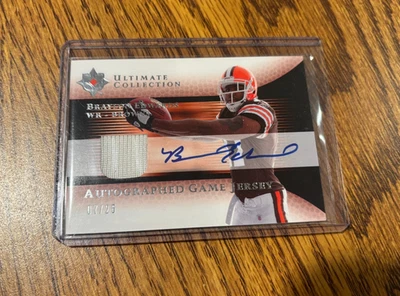 2005 Ultimate Collection Game Jersey /25 Braylon Edwards #AGJ-BE Rookie Auto RC - Image 1 of 2