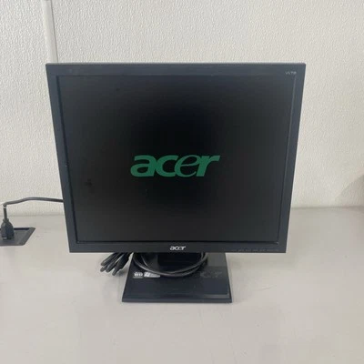 Acer 17" LCD VGA Analog Monitor V173 1280x1024 Resolution 4:3 for Retro Gaming - Image 1 of 4