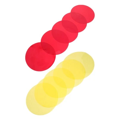  10pcs Gel Light Filter Transparency Color Film Sheets Colored Overlays - Image 1 of 4