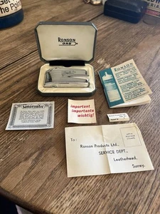 Rare NOS Vintage ''RONSON VARAFLAME" - Pocket Gas Lighter -  - England 1950s - Picture 1 of 6