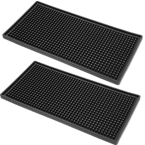 2 Packs 6 x 12 in Bar Mat, Non Slip Bar Spill Mat Drying Mats for Countertop ... - Picture 1 of 7