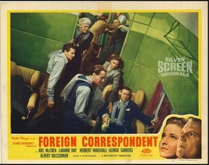 Foreign Correspondent 1x ORIGINAL US Lobby Card Alfred Hitchcock 1940 - Bild 1 von 4