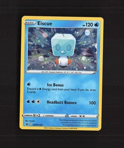 Eiscue SWSH128 Sword & Shield Black Star Promo Holo GALAXY SWIRL Pokemon Card NM - Picture 1 of 10