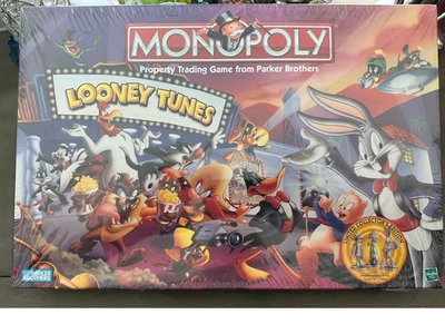 1999 Looney Tunes Monopoly Official Classic Cartoon Limited Edition Sealed Vtg - Image 1 of 2