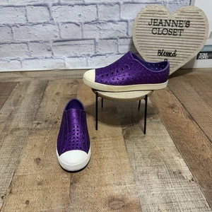 Native Jefferson Bling Youth Starfish Bling viola glitter J 3 - Foto 1 di 9