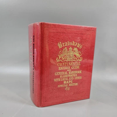 Bradshaws Continental Railway Guide 1913 Facsimile Hardback Book  - Image 1 of 4