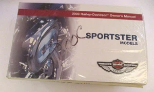 NEW 2003 HARLEY DAVIDSON MOTORCYCLE OWNER'S MANUAL w/ VHS TAPE SPORTSTER MODELS - Bild 1 von 1