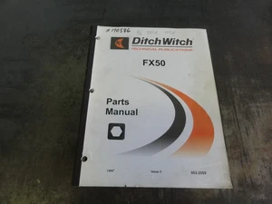 Ditch Witch FX50 Vacuum Excavator Parts Manual 053-2559 - Picture 1 of 9