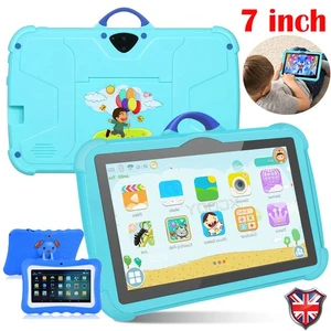 New 7" Children Wifi Game Tablet Bundle Android 32GB Storage for Kids Gift - Picture 1 of 24