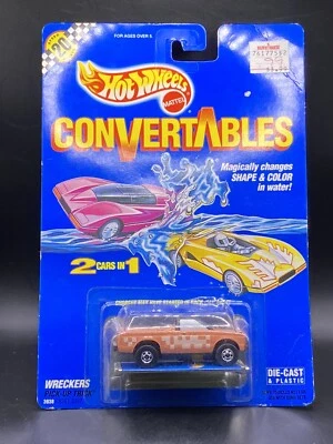 Hot Wheels Convertables Wreckers Pick-Up Color Changer Black Walls Speed Points - Image 1 of 2
