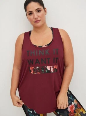 TANQUE ACTIVO SIN MANGAS JERSEY PERFORADO BORGOÑA TÓRRIDO TALLA 00  Foto 1 de 4