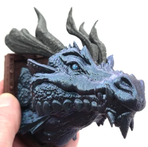 Fee Fee Drachenkopf Fantasy Trophäe Sammelfigur 3D gedruckt Spielzeug - Bild 1 von 10