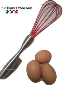 Chefs Toolbox Silicone Whisk with Stainless Steel Handle #6126 - Picture 1 of 3