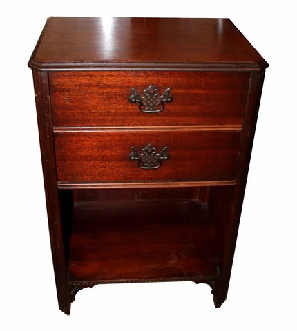 Vintage Mahogany Sewing Cabinet by Rockford Eagle Furniture Cover