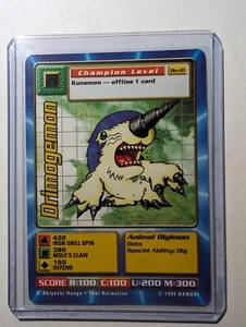 Digimon Card - 1999 (LP) Drimogemon BO-10 - Bandai 1st Ed. Vtg - Picture 1 of 2