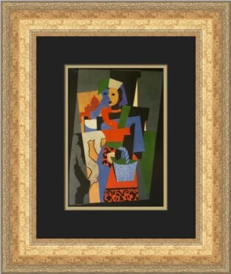 Портрет итальянской девушки Пабло Пикассо в рамке на заказ - Изображение 1 из 2