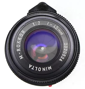 Minolta 40mm f2 M-Rokkor Leica M mount #2020524 ......... Minty - Picture 1 of 12