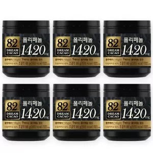 Lotte Dream Cacao 82% Polyphenol 1420mg Chocolate Ball 86g x 6EA - Korean Food - Picture 1 of 5