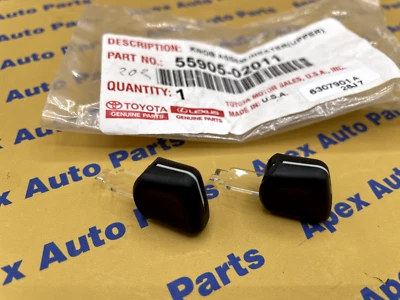 2 заводских ручки управления обогревателем Toyota Corolla от оригинального производителя 1994-1997 годов выпуска - Изображение 1 из 3