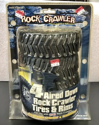 *SEE DESC* NOS Rock Crawler Tires & Rims for Nylint R/C Jeep Wrangler & Scorpion - Image 1 of 4